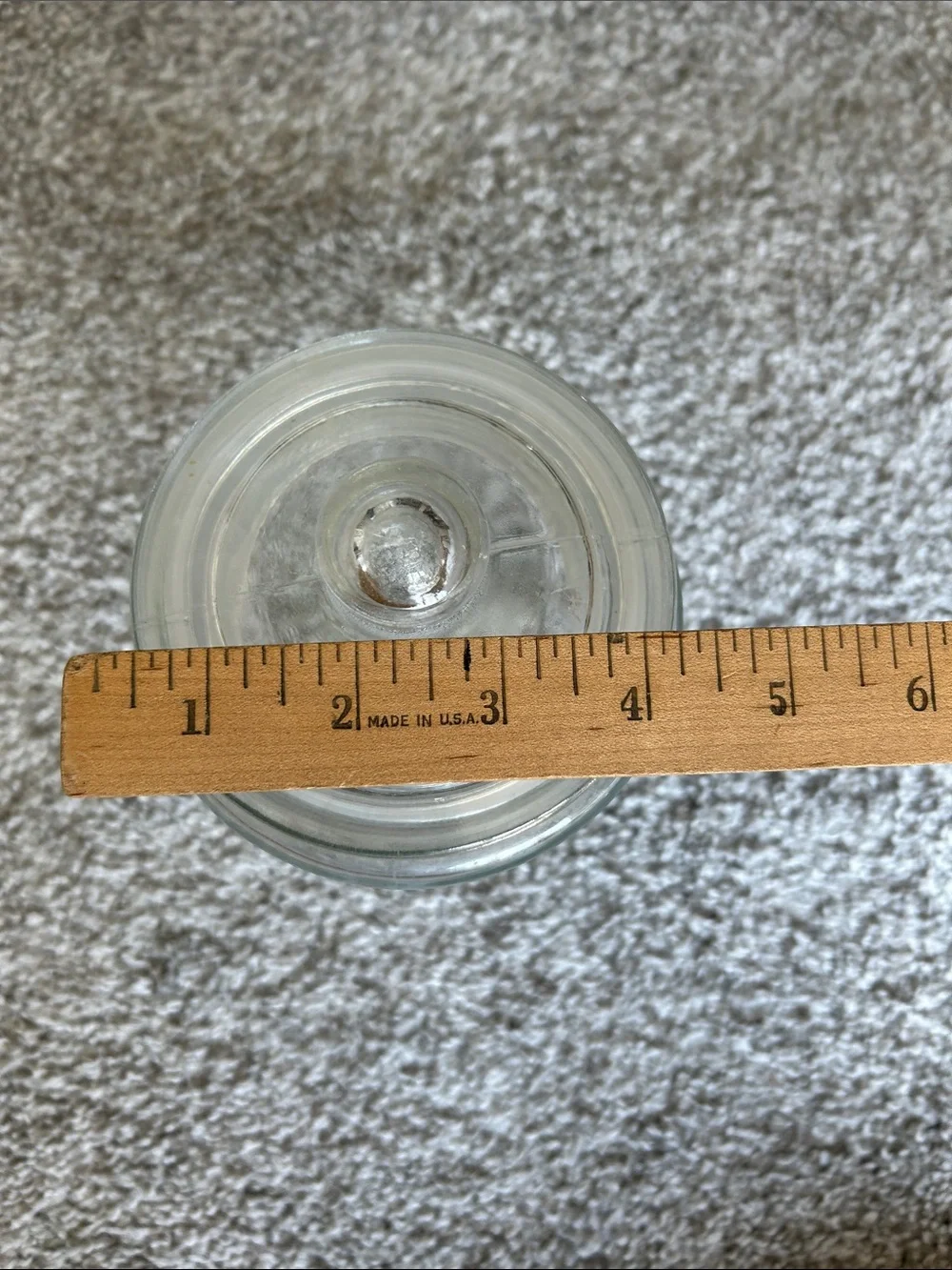 Clear Glass Canister with Lid
